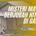 mayat berjubah hitam di garut