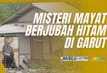 mayat berjubah hitam di garut