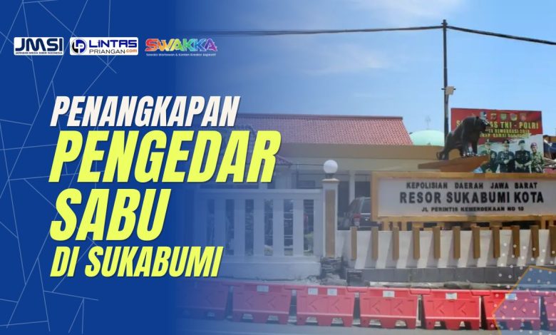 penangkapan pengedar sabu sukabumi