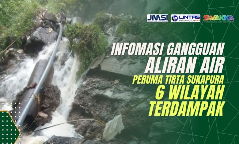 perumda tirta sukapura gangguan layanan