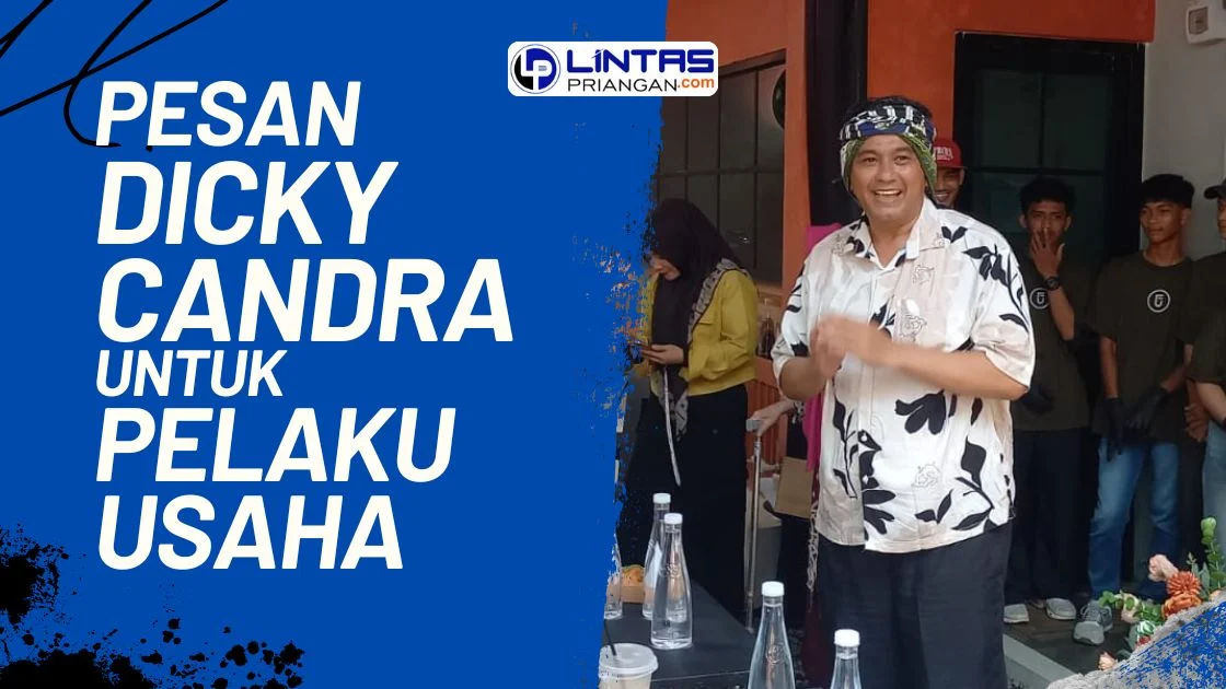 pesan dicky candra untuk pelaku usaha di fortes cafe tasikmalaya