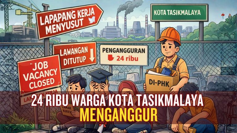24 Ribu Warga Kota Tasikmalaya Menganggur, Lapangan Kerja Menyusut