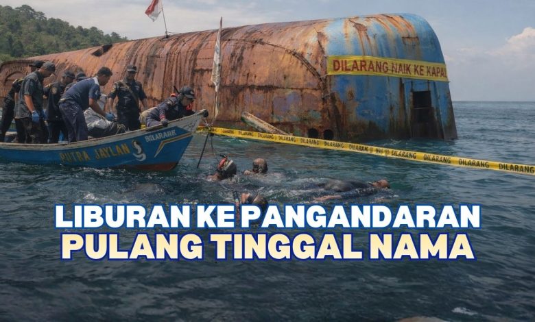 warga tasikmalaya liburan ke pangandaran pulang tinggal nama