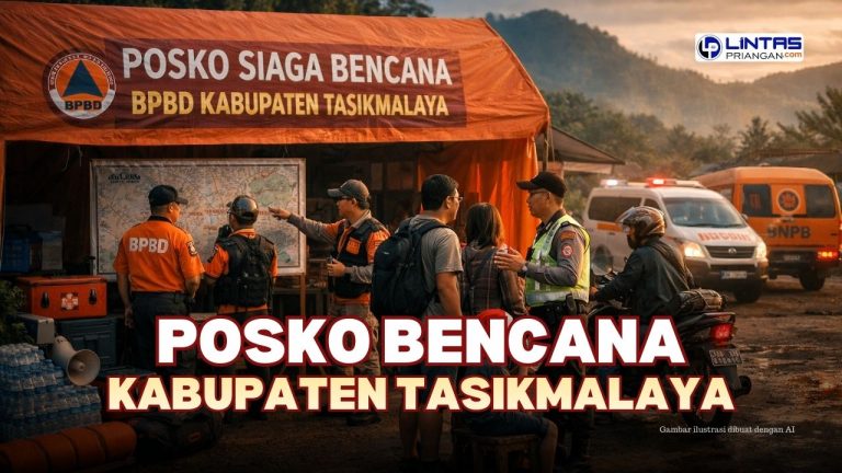 Posko Bencana Kabupaten Tasikmalaya di Beberapa Titik Rawan