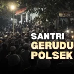 Santri Geruduk Polsek Parung Panjang Diduga Salah tangkap Anak Kyai