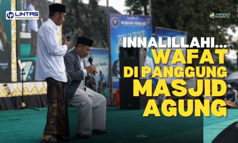 Peserta Silaturahmi DKM Kota Tasikmalaya Wafat di Atas Panggung