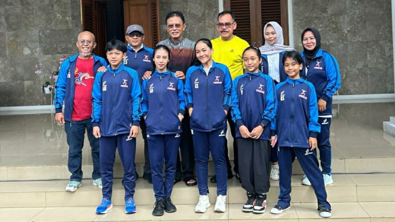 Ketum Persani Ciamis Lepas Kontingen Senam BK Porprov 2026, Ini Daftar Atletnya