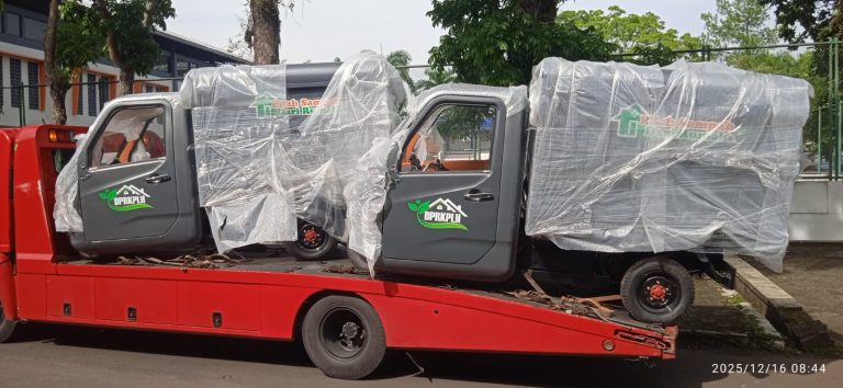 Perkuat Layanan Kebersihan, DPRKPLH Ciamis Operasikan Motor Listrik Pengangkut Sampah