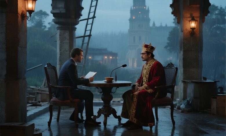 perbincangan wartawan dengan raja tazmalaya