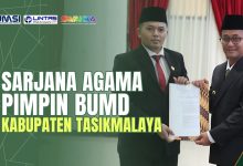sarjana agama pimpin bumd kabupaten tasikmalaya