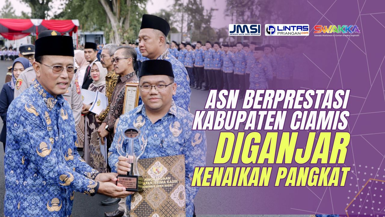 ASN Berprestasi di Ciamis Diganjar Kenaikan Pangkat