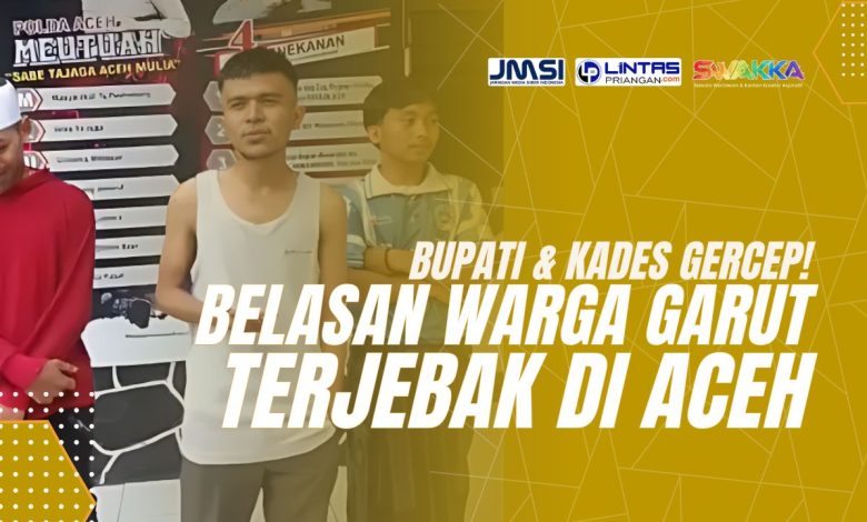 waga garut terjebak di aceh