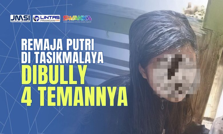 perundungan di tasikmalaya, remaja putri dibully 4 temannya