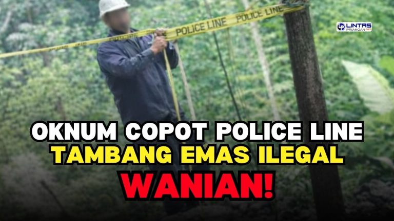 Police Line Tambang Emas Ilegal di Karangjaya Diduga Dicopot Oknum