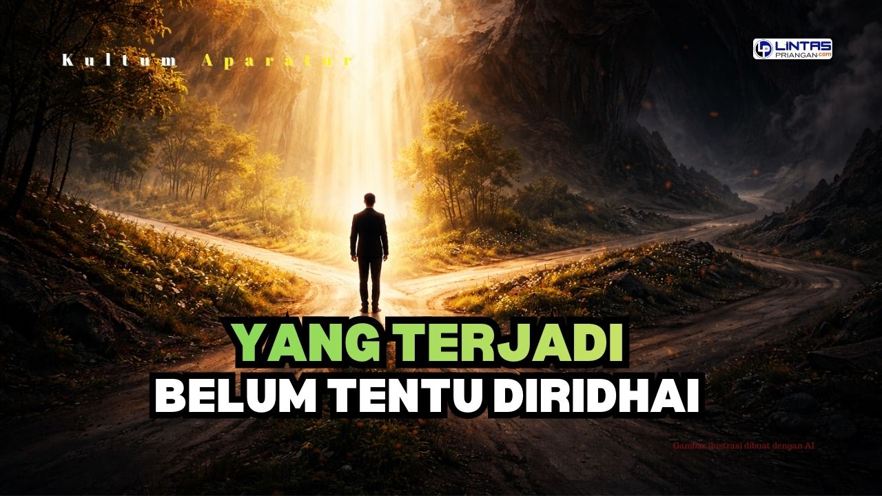 yang terjadi belum tentu diridhai