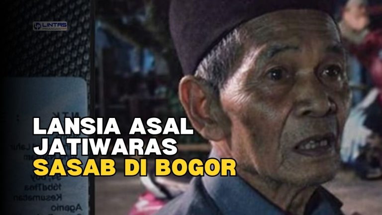 Lansia Asal Jatiwaras Tasikmalaya “Sasab” di Bogor, Bantu Yuk!