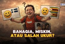 indonesia itu bahagia, miskin atau salah ukur