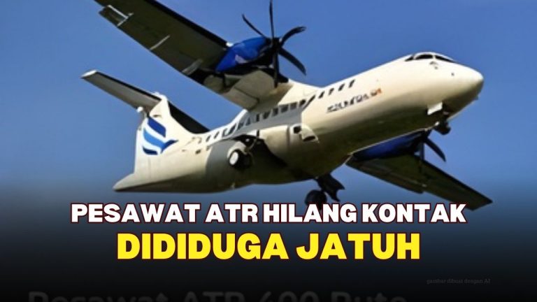 Pesawat ATR Maros Hilang Kontak, Diduga Jatuh di Pegunungan
