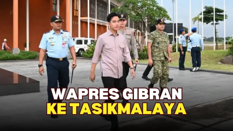 Lusa, Wapres Gibran ke Tasikmalaya: Ini Tujuannya