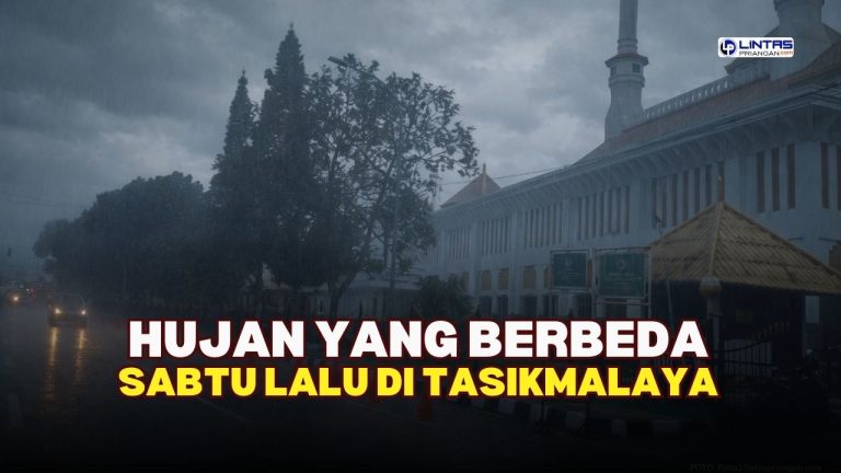 Ada yang Tak Biasa dengan Hujan di Tasikmalaya Sabtu Lalu
