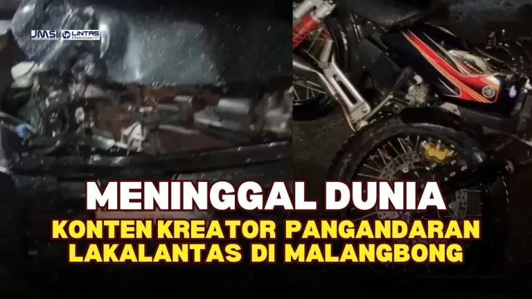 Lakalantas di Malangbong Konten Kreator Asal Pangandaran Meninggal Dunia