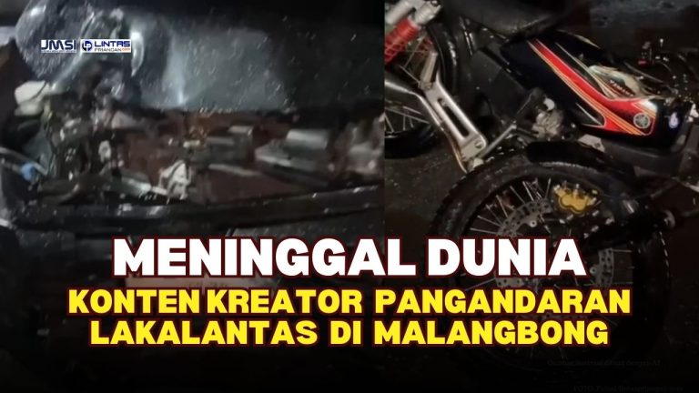 Lakalantas di Malangbong, Konten Kreator Asal Pangandaran Meninggal Dunia
