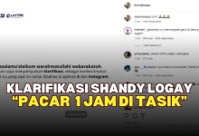 Pacar 1 Jam di Tasikmalaya, Klarifikasi Shandy Logay