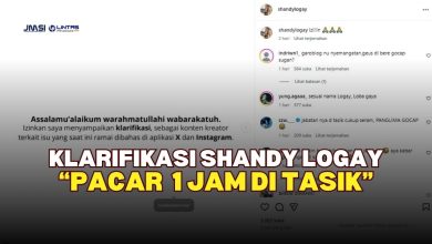 Pacar 1 Jam di Tasikmalaya, Klarifikasi Shandy Logay