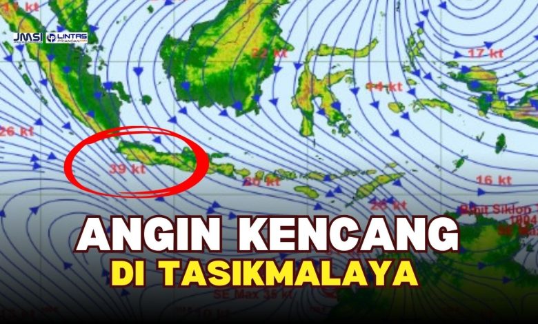 Angin Kencang di Tasikmalaya