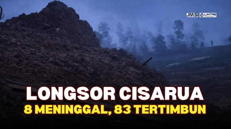 Longsor Cisarua Renggut 8 Jiwa, Puluhan Korban Diduga Tertimbun