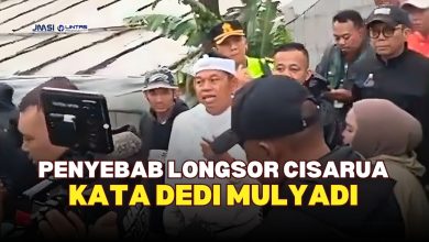 Penyebab Longsor Cisarua kata Dedi Mulyadi