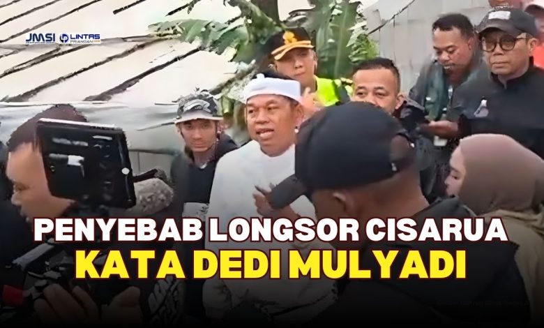 Penyebab Longsor Cisarua kata Dedi Mulyadi