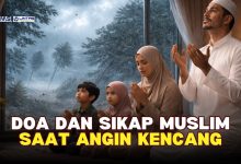 doa dan sikap muslim saat angin kencang