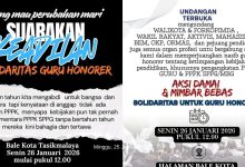 Aksi Guru Honorer Tasikmalaya