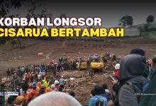 Korban Longsor Cisarua Bertambah, Sudah 16 Kantong Jenazah