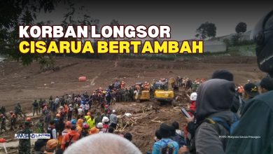 Korban Longsor Cisarua Bertambah, Sudah 16 Kantong Jenazah