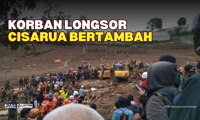 Korban Longsor Cisarua Bertambah, Sudah 16 Kantong Jenazah