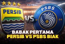 Hasil Babak Pertama Persib vs PSBS Biak | 25 Januari 2026