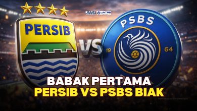 Hasil Babak Pertama Persib vs PSBS Biak | 25 Januari 2026