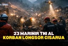 Kronologi 23 Marinir TNI AL Tertimbun Longsor Cisarua Bandung