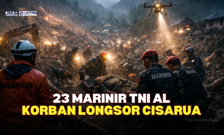 Kronologi 23 Marinir TNI AL Tertimbun Longsor Cisarua Bandung