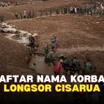 Info Terbaru Longsor Cisarua Daftar Nama Korban