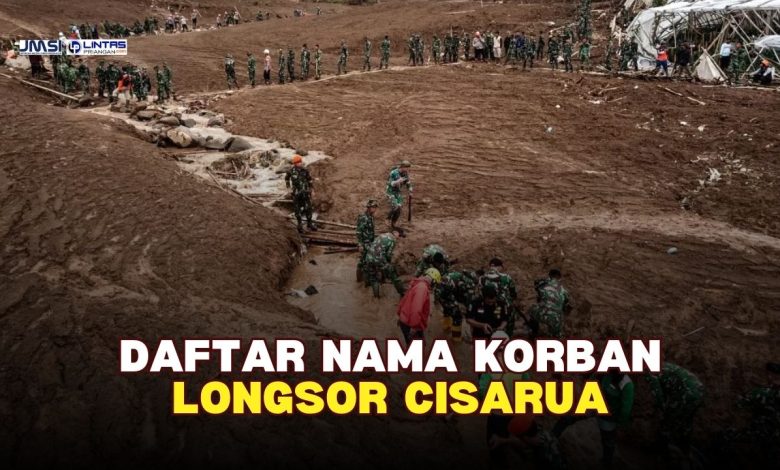 Info Terbaru Longsor Cisarua Daftar Nama Korban