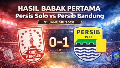 Hasil Babak Pertama Persis Solo vs Persib Bandung | 31 Januari 2026