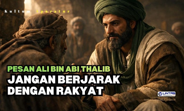 Amanat Ali bin Abi Thalib: Jangan Berjarak dengan Rakyat