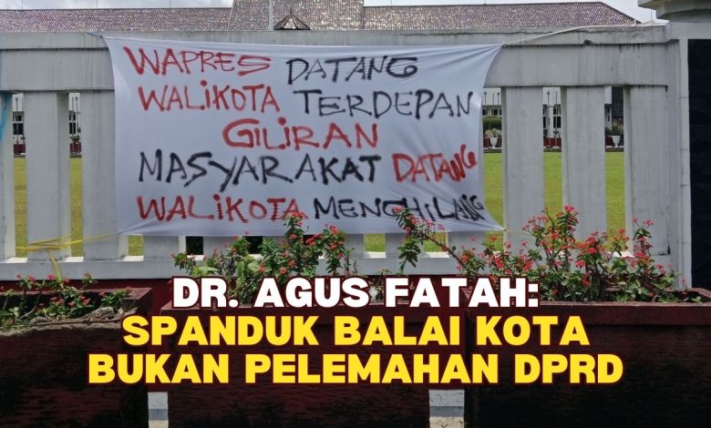 Ketua STIA Tasikmalaya: Spanduk di Balai Kota Bukan Pelemahan DPRD