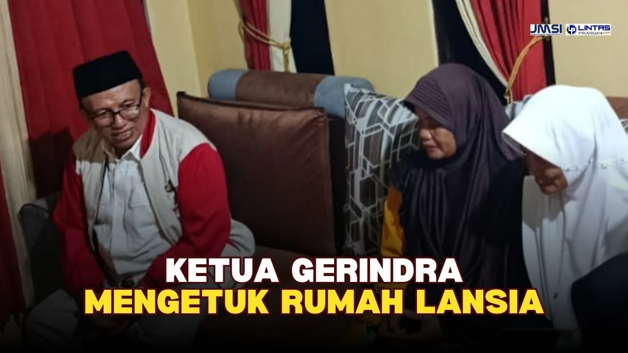 Ketika Ketua Gerindra Tasikmalaya Mengetuk Rumah Para Lansia