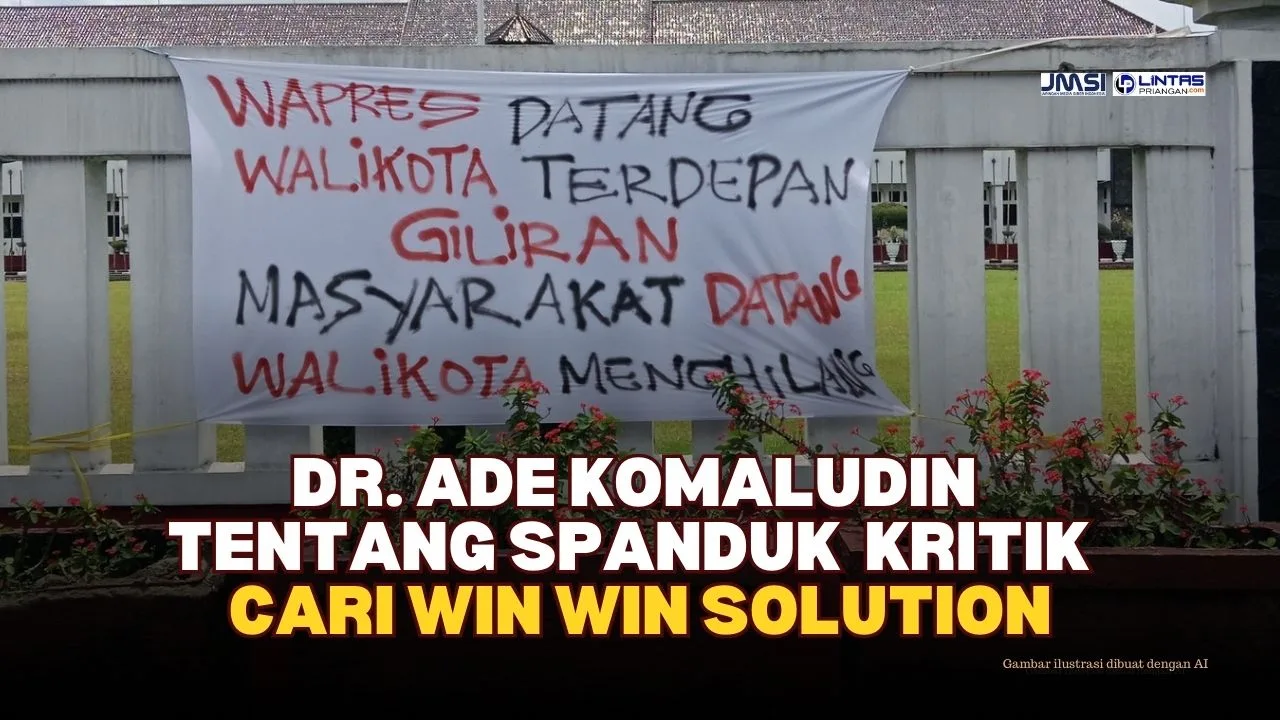 DR. Ade Komaludin tentang Spanduk Kritik: "Cari Win Win Solution"