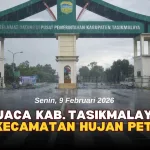 Cuaca Kabupaten Tasikmalaya: 3 Kecamatan Waspada Hujan Petir | 9 Feb 2026