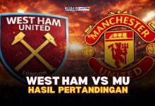 West Ham vs MU: Gol Menit Akhir Gagalkan Kemenangan Setan Merah